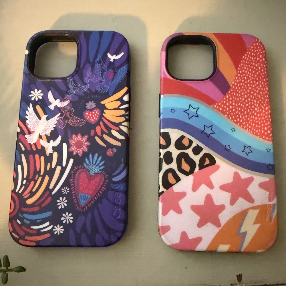 iPhone 15 CASELY cases Frieda Kahlo viva la vida set of 2